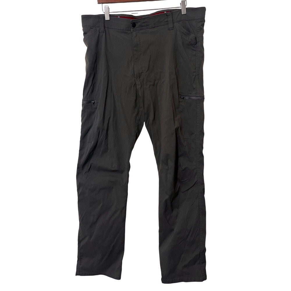Wrangler Outdoor Cargo Pants 40x32 Gray Hiking Gorpcore Utility Trekking Casual